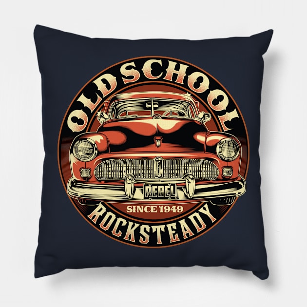 Old School Rocksteady Pillow by Teefold