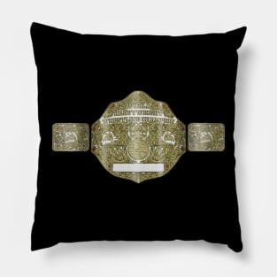 big gold belt Pillow