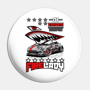 Nissan 350z FIRELADY Pin