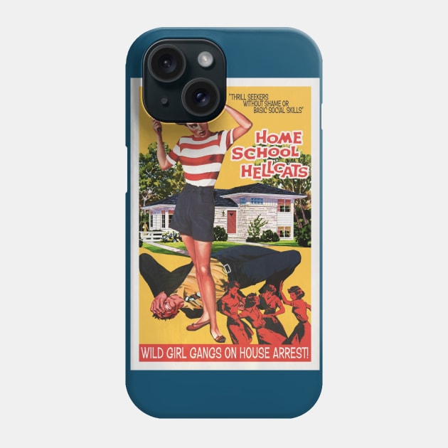 Home School Hellcats Phone Case by MondoDellamorto