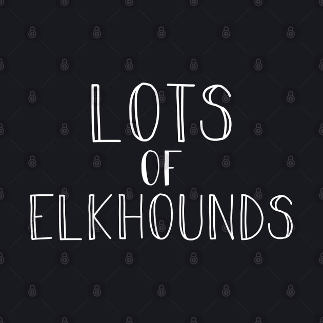 Lots of Elkhounds. Dog mom gift . Perfect present for mother dad friend him or her by SerenityByAlex