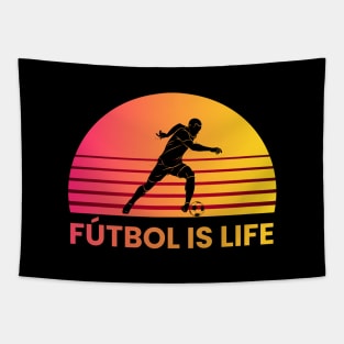 Futbol Is Life Tapestry