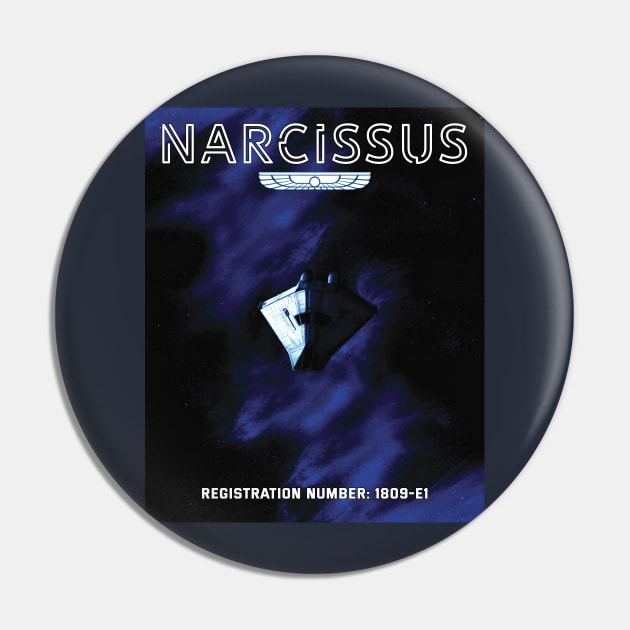 "Narcissus" Alien / Aliens USCSS Nostromo lifeboat / shuttlecraft Pin by SPACE ART & NATURE SHIRTS 