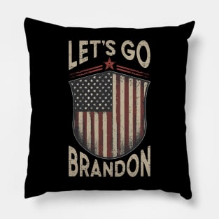 Let's Go Brandon Vintage Pillow