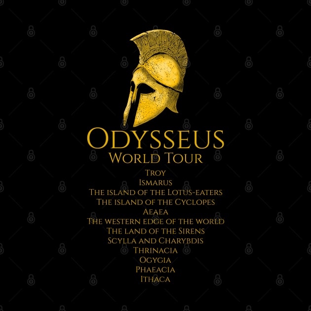 Odysseus World Tour - Ancient Greek Mythology by Styr Designs