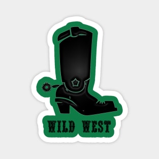 Western Era - Wild West Cowboy Boots 3 Magnet