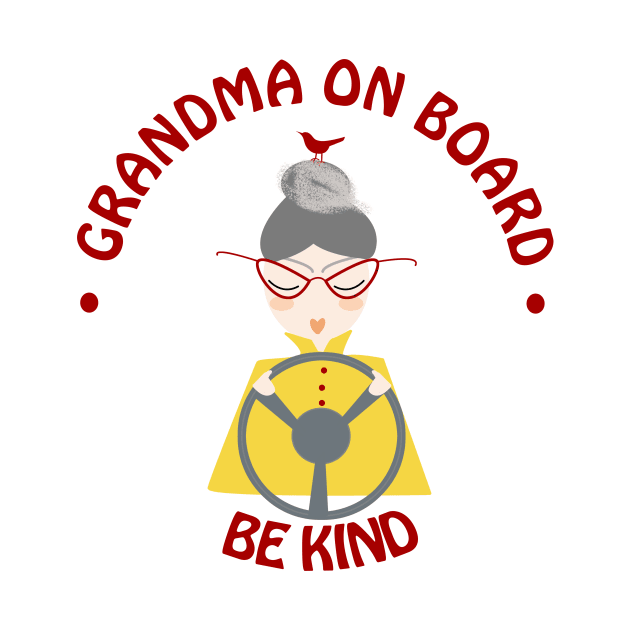 Grandma on board by pois