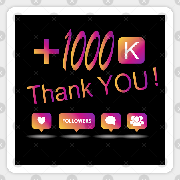 1000k Followers Likes Instagram Thank You Wishes and Gifts Idea 1000k Followers Likes Instagram Thank You Wishes and Gifts Idea