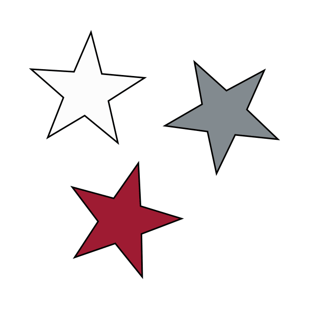 UA Star (3-Pack) Sticker by AashviPatel