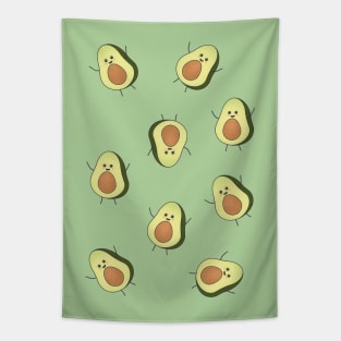 Cute avocado pattern Tapestry