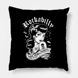 Rockabilly Never Dies Pillow