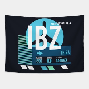 Ibiza (IBZ) Airport Code Baggage Tag A Tapestry