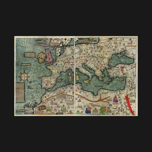 Catalan Atlas, 14th century (C010/9769) by SciencePhoto