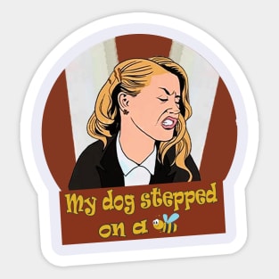 Amber Heard Funny Gift Mug My Dog Stepped on a Bee Meme -  Norway