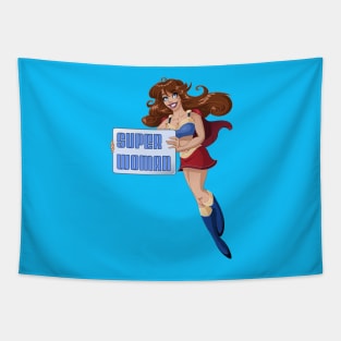 Super Woman Tapestry