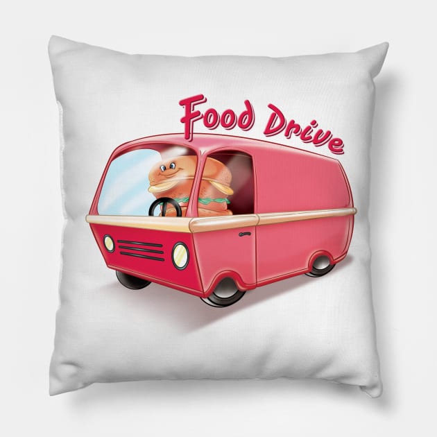 Food Drive Punny Pillow by Eh_Leaf