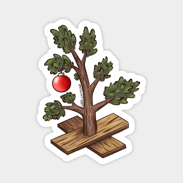 Little Christmas Tree Magnet by Lady_Caffiene