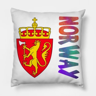 Norway Coat of Arms Design Pillow