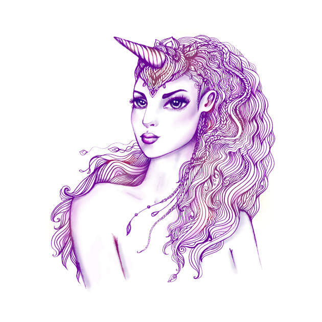 Unicorn Girl Unicorn T Shirt Teepublic