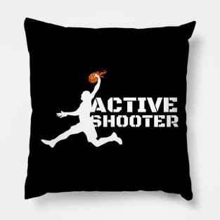 Active Shooter Basketball Pillow