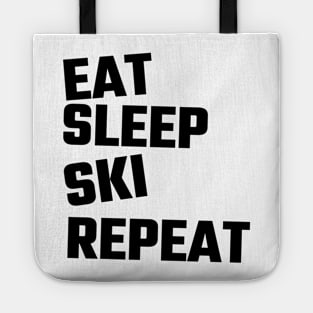 Eat Sleep Ski Repeat Tote