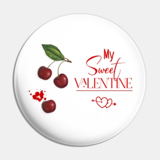 Sweet Valentine with Cherry Fruit Pin