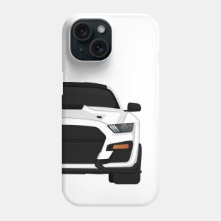 Shelby GT500 2020 Oxford-White + Black roof Phone Case