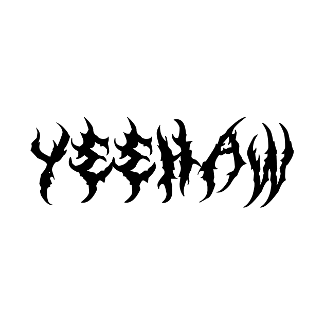 Metal Font Yeehaw by XxSaraxX