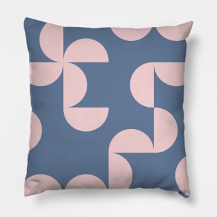 Pink and Blue Geo Pillow