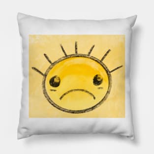 Sad and sunny Pillow
