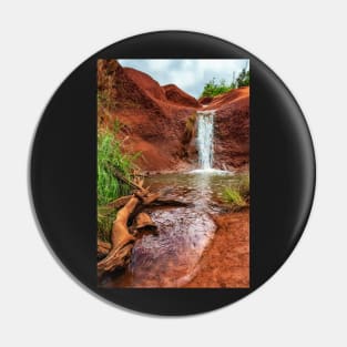 The Red Dirt Waterfall Pin