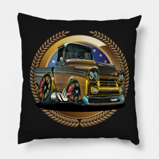 1959 Hot Rod Pickup Pillow