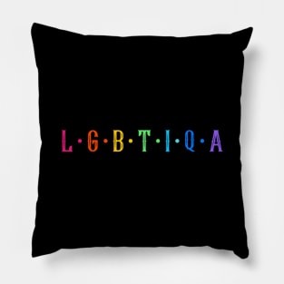 L.G.B.T.I.Q.A Pillow