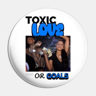 TOXIC LOVE or Goals Blueface & Chrissean Rock Valentine Day Pin