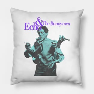listen to echo and the bunnymen Pillow