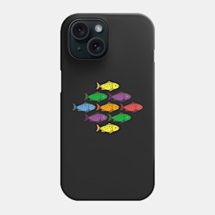 Rainbow Fishes Phone Case