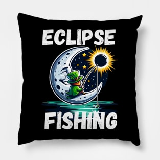 Saint Patrick day Eclipse fishing Pillow