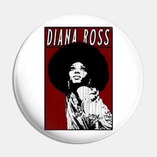 Vintage Retro Diana Ross Pin