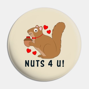 Cute Squirrel Nuts 4 U! Pin