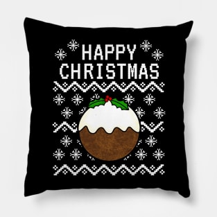 Xmas Pudding Ugly Christmas Pillow