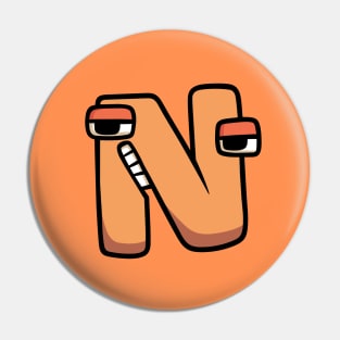 N | Alphabet Lore Pin