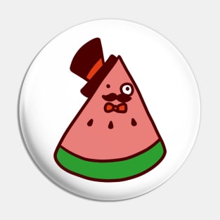 Mustache Watermelon Pin