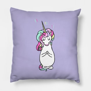 NAMASTE Unicorn Pillow