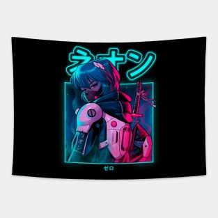 Neon Zero Tapestry