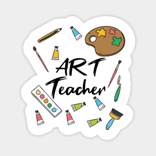 make art Teacher art gift teacher Magnet