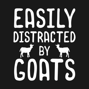 Easily Distracted By Goats T-Shirt