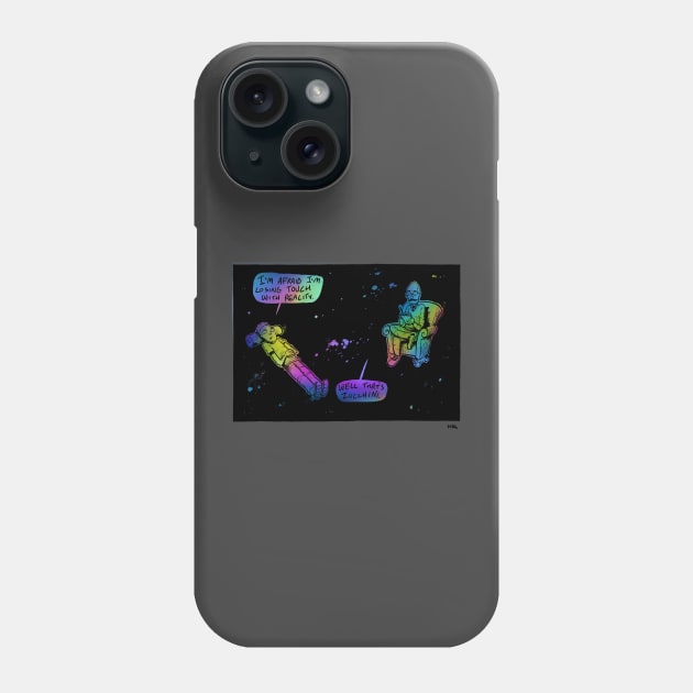 Losing touch with reality Phone Case by neilkohney