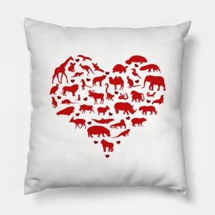 For the love of animals Pillow