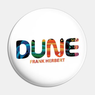 Retro desert dune Pin