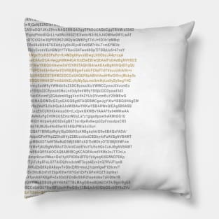 Computer Code Digital Text Paragraph Design Pillow